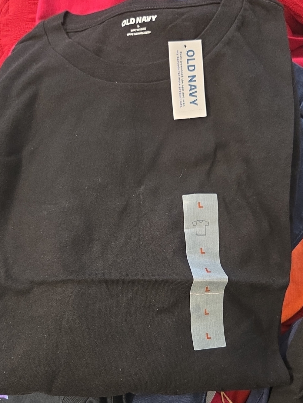 Old Navy Black Crewneck Tee - Classic Solid Black